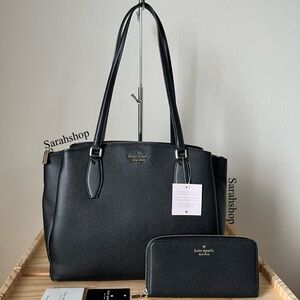 ♠️Kate Spade Monet large triple compartment tote set